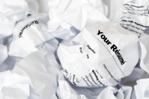 Your Résumé Thrown Away in the Garbage